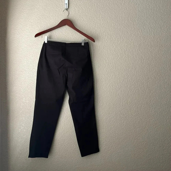 J. Crew Martie Dress Pant Slim Brown Side Zip Ankle Viscose 4 Fall Pleated Front - Picture 4 of 6
